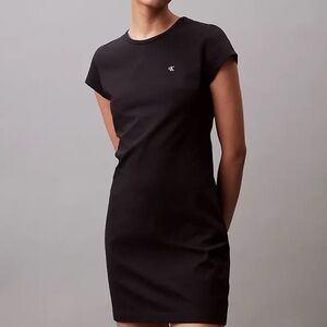 Calvin Klein logo baby T-shirt dress